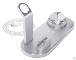 Cargador inalámbrico 4 en 1 de 15W directo de fábrica, entrada tipo C, salida 9V/2A, Compatible con auriculares Apple Watch, teléfono móvil EU QC3.0 - Product Image 6