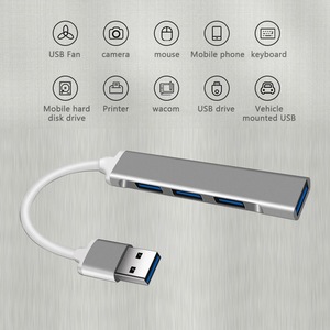 5Gbps USB 3.0 Type C Hub 4 Port 1 Multi Splitter <strong>Adapter</strong> OTG USB for Macbook Pro Air Mi Pro <strong>Computer</strong> <strong>Notebook</strong> Laptops USB Type-C - Product Image 1