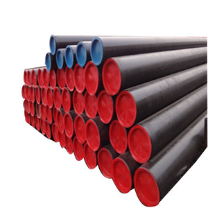 Tubo de acero sin costura API 5L A53 A106 Tubo SMLS Tubo de línea de combustible Gr. B con 12m de longitud para servicios de punzonado de corte de calderas incluidos - Product Image 1