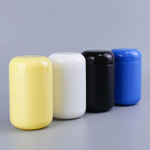 Boş kapsül şekli gıda sınıfı PET HDPE plastik tek kullanımlık süt suyu içecek şişeleri plastik kapaklı 18 oz 550ml konteynerler - Product Image 2