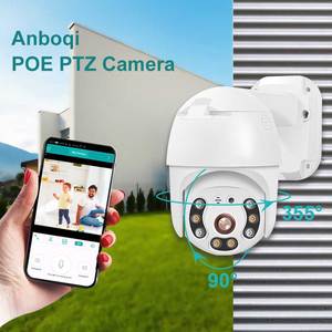 Cámara IP POE de 5MP, 3MP, 2MP, para exteriores, PAN-TILT, seguimiento automático, H.265, PTZ, matriz de CCTV, visión nocturna, IR POE, seguridad de vídeo, cámara PTZ POE