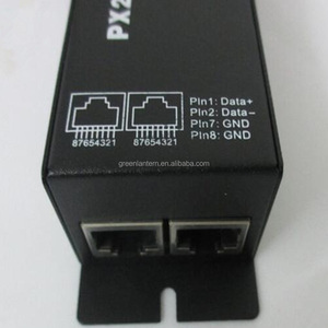 Controlador DMX PX24500 RGB, decodificador de señal Digital DC12-24V, 15A, DMX512, con interfaz de red RJ45, tira de luz LED RGB