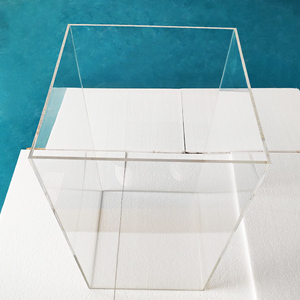 Bán buôn lớn rõ ràng <span class=keywords><strong>Acrylic</strong></span> hiển thị trường hợp với trắng bệ plinth tùy chỉnh retangular <span class=keywords><strong>Acrylic</strong></span> hiển thị tủ cho Bảo tàng - Product Image 6