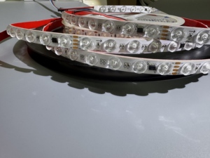 DC24V RGBIC sihirli renk 48leds dijital programlama akıllı Led şerit optik Lens ile 175 derece için alüminyum profil - Product Image 3
