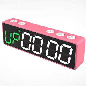 ACCT özel renk Logo Mini LED Tabata Fitness spor zamanlayıcı 1-Digit geri sayım dijital aralığı spor egzersiz mutfak zamanlayıcı - Product Image 1