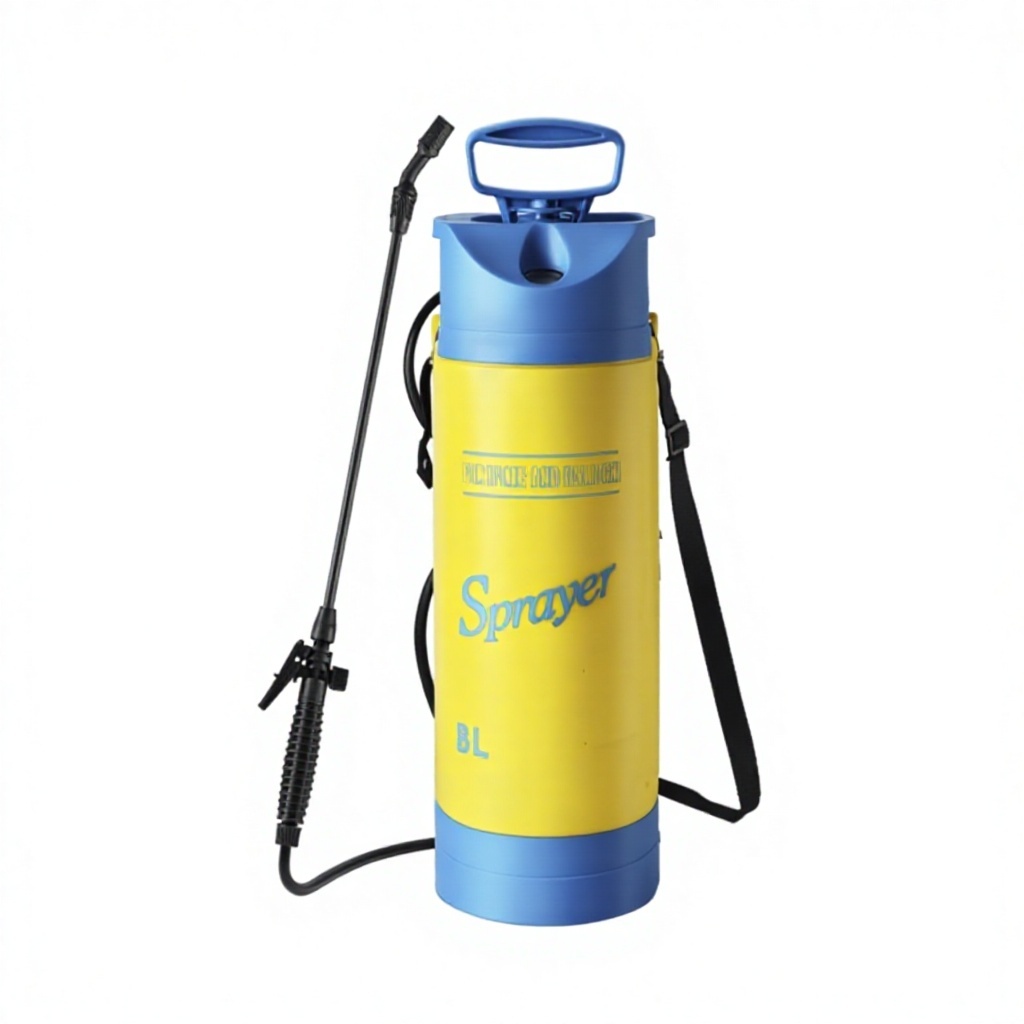 8L blue yellow bottle-pressure gauge glass rod