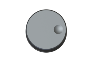 Interruptor de inducción de luz LED inalámbrico de 2,4G con función de atenuación Sensor de perilla de atenuación inalámbrica de 2,4G