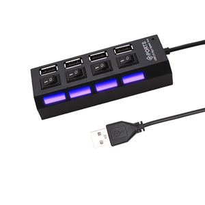 USB 2.0 Hub Multi USB Splitter Hub Verwenden Sie das Netzteil 4/7 Port Multiple Expander 2.0 USB Hub mit Switch für PC - Product Image 3