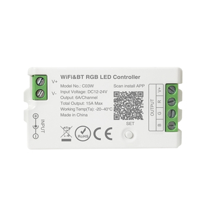 C03W RGB LED Strip Controller Max 15A Wifi Wireless Bluetooth telecomando ad alta potenza Smart App per Smart Lighting Led - Product Image 1