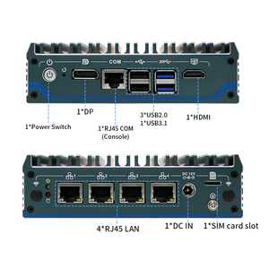 Soluciones informáticas industriales HBAPOS Mini computadora sin ventilador Procesador Intel N100 Mini PC Gaming - Product Image 6