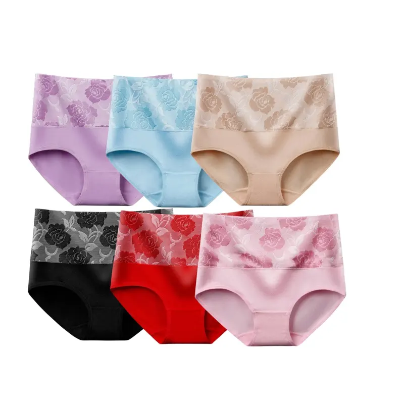 New Style Comfortable Panty women's triangle Brazilian underwear pure cotton Lace thong Lace mesh underwear