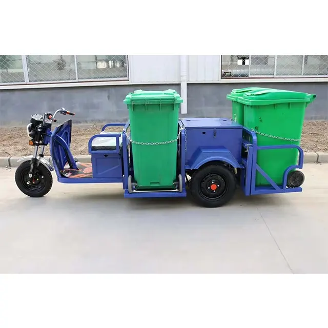 Городские чистые экологически чистые мусорные баки для корзин для автомобилей Электрический трехколесный велосипед ведро очистка грузовик