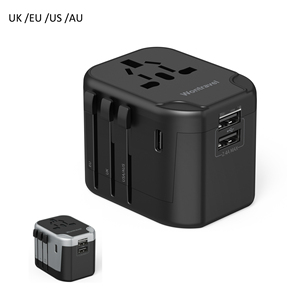世界插头国际多插头USB C型插座，全球电源适配器通用旅行插头迷你适配器充电器 - Product Image 2