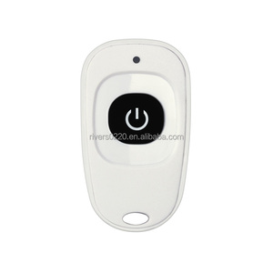 Telecomando RF 433 mhz codice di apprendimento pulsante singolo nero una chiave per il controller della porta del garage del cancello - Product Image 3