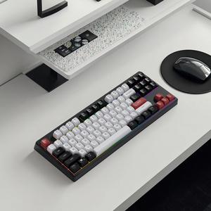 Teclado Gaming RGB personalizable de 87 teclas Sensación mecánica 2.4G Capacidad de batería ajustable Diseño ergonómico Ordenado - Product Image 3