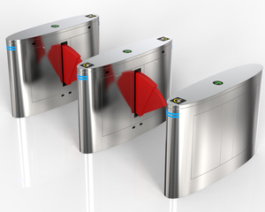 Lector de tarjetas RFID y sistema de Control de acceso de reconocimiento facial Barrera de aleta automática Puerta de puerta de torniquete para seguridad - Product Image 4