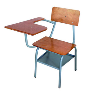 Hiện đại bằng gỗ Đại Học Lớp học kết hợp ghế bàn ghế cao đẳng với văn bản máy tính bảng - Product Image 5