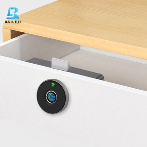 Baileji Keyless điện tử sinh trắc học vân tay ngăn kéo khóa cơ giới khóa tủ thông minh với giao diện USB - Product Image 1