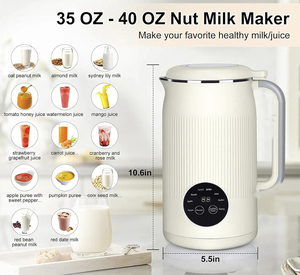 Macchina automatica del latte del dado con la macchina multifunzionale di alta qualità della macchina del latte della soia della funzione di riscaldamento per fare il latte della noce - Product Image 2