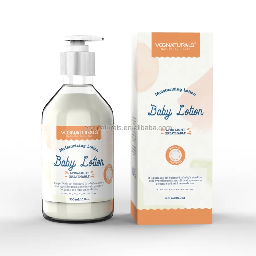 Private Label Natural Moisturizing Body Lotion, Hydration Body Cream Moisture Baby Lotion