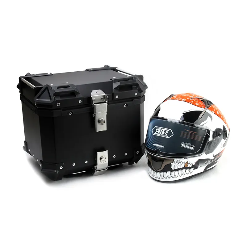 36L derin X tipi elektrikli araba genel motosiklet bagaj kutusu alüminyum alaşımlı gövde kask giyim gövde araç kutusu