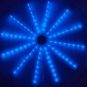 RGB Festoon Meteor ışık şeridi açık senfoni havai fişek işık noel tatil süslemeleri için LED müzik Sync ses kontrolü - Product Image 1