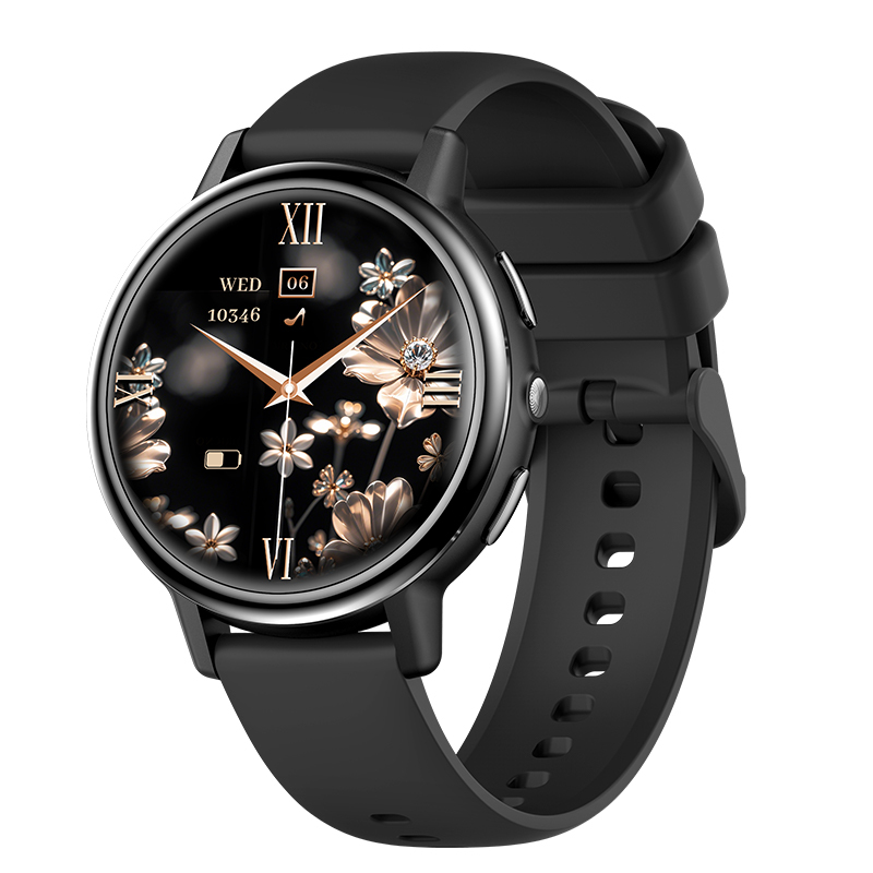Black Silicone Strap