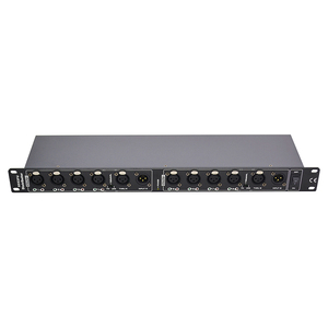 เครื่องขยายสัญญาณแยกสองอินพุตสำหรับคลังสินค้าระบบไฟ LED DMX512 8ทาง/1990