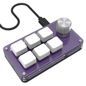 Type-C Mini <strong>Keyboard</strong> Programmable 6 <strong>Keys</strong> 1 Knob Programming Mechanical <strong>Keyboard</strong> Hot Swap Support for Windows - Product Image 1