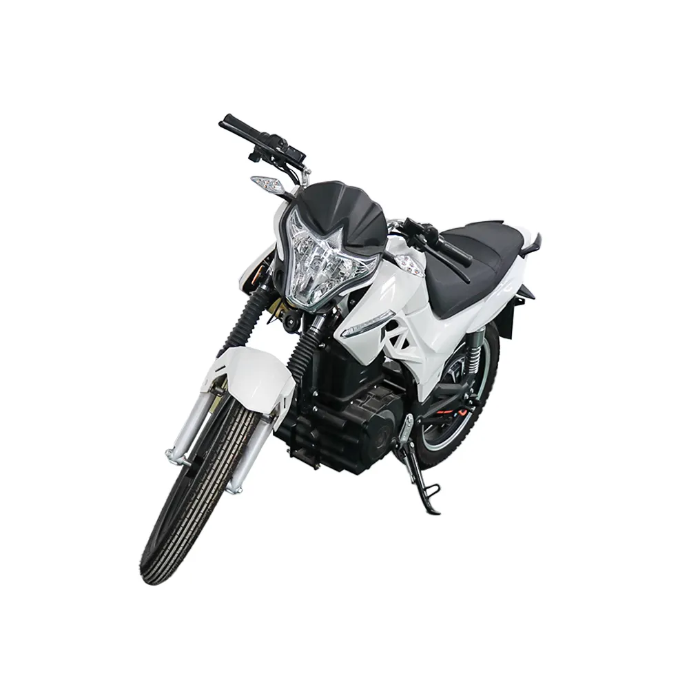 Ciclomotor eléctrico de alta velocidad 72V 50AH Batería de litio 3000W Disco de motocicleta eléctrica Frenos delanteros y traseros