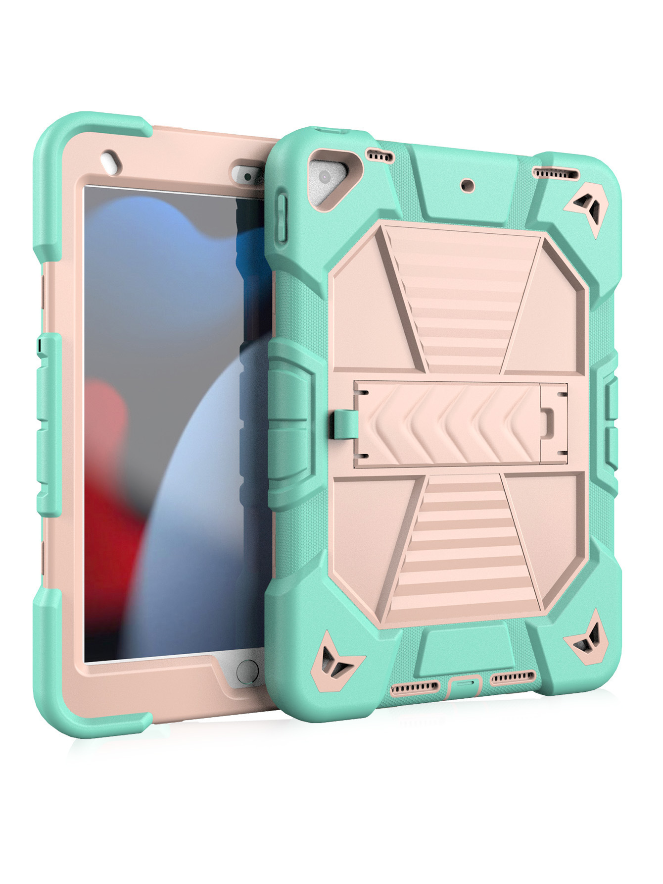 Mint Green+pink