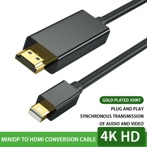 INI DP-cable de conexión para monitor de ordenador, convertidor isplay ORT a HDMI de 4K, minidp - Product Image 2