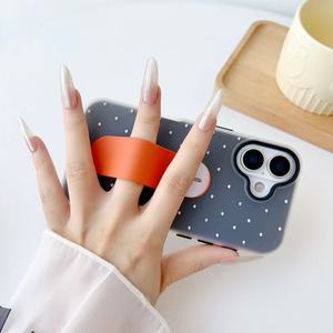 เคสโทรศัพท์มือถือสตรีทแฟชั่นสไตล์เกาหลีสำหรับ iPhone 17 Air 17 PRO MAX ฝาหลังพร้อมสายรัดข้อมือ - Product Image 3