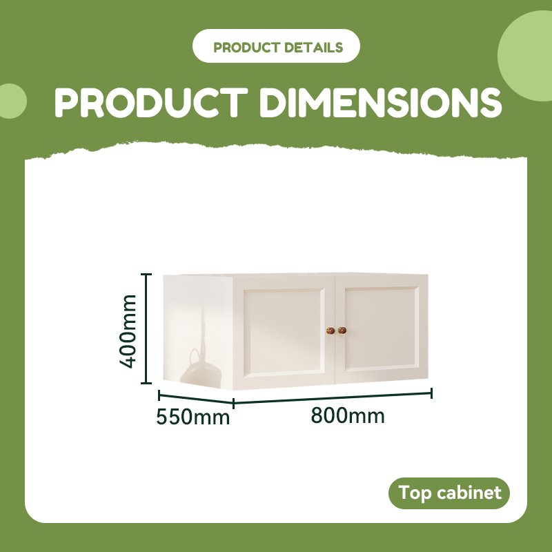 White Double Door Top Cabinet