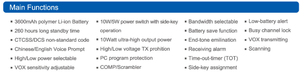 Ham đài phát thanh tyt tc3000a 10W Tri-Band UHF VHF cầm tay <span class=keywords><strong>woki</strong></span> <span class=keywords><strong>toki</strong></span> de comunicacion 3600mAh Comp Scrambler tiện dụng Talky - Product Image 5