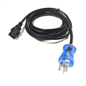 Green Dot Hospital Grade Medical Power Cable Nema 5-15p to IEC C13 PVC Insulated Power Supply Cord for Medical Devices <strong>Computers</strong> - Product Image 1