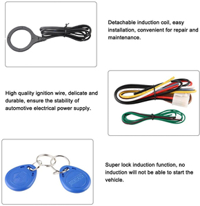 Rfid Smart Key <strong>Start</strong> Stop <strong>Push</strong> <strong>Button</strong> <strong>Start</strong> with Transponder Immobilizer Engine Lock Keyless System - Product Image 6