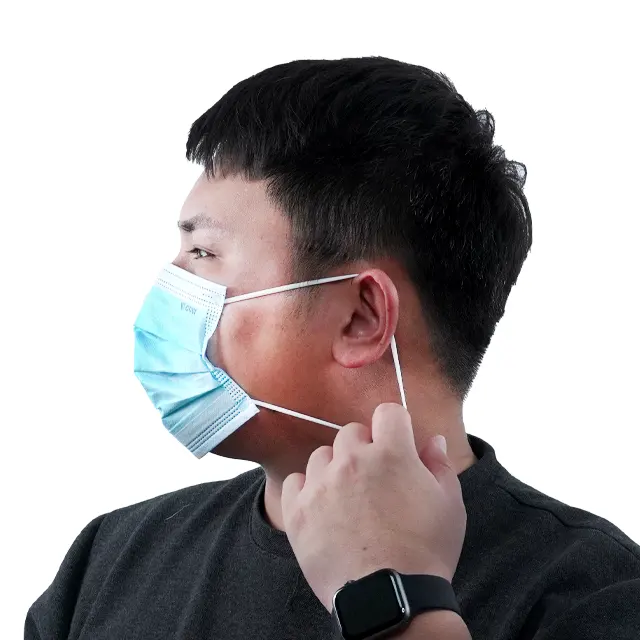 Máscara Facial Descartável 3 Ply Earloop Custom Máscara protetora máscaras respiratórias descartáveis