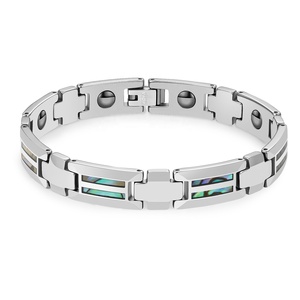 Poya ушка инкрустация энергии исцеления Вольфрам Браслет для контроля кровяного давления - Product Image 1