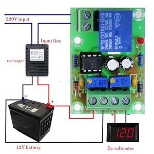 XH-M601 akıllı şarj güç kontrol paneli otomatik şarj güç 12V pil şarj için kontrol panosu Diy kiti - Product Image 1