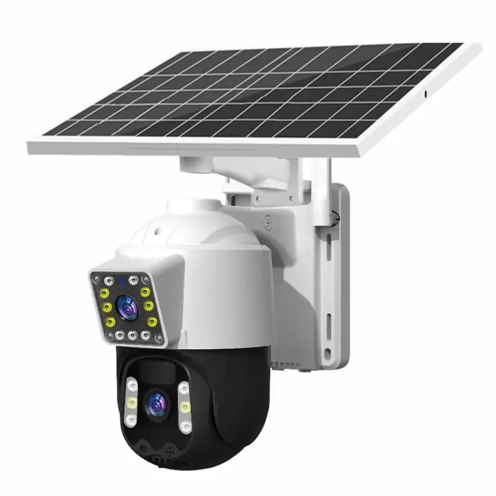 V360PRO Cámara solar al aire libre tarjeta SIM circuito cerrado solar TV PTZ Cámara 1080P seguridad Solar inalámbrica WiFi batería energía