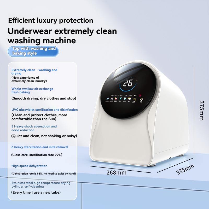 Combo lave-linge-lave-sèche-linge whiteGQ-27T / Tension universelle 110-220V