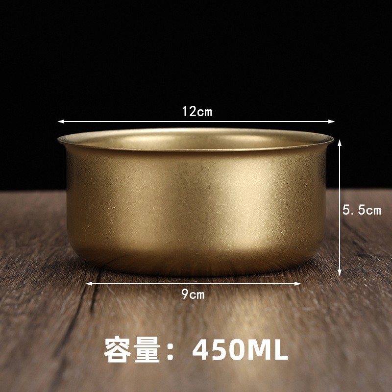 12cm Retro U-shaped Bowl (Retro Gold)