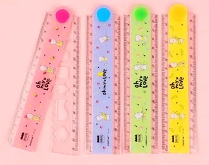 カスタムプラスチックスケール定規学校の学生の教育のためのステッカー付きの実際のサイズの定規 - Product Image 3