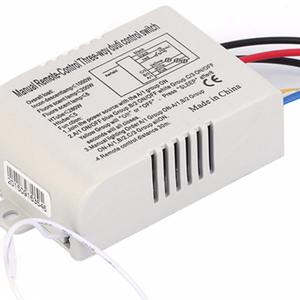 Новое поступление 220V 3 Way на включение/выключение цифровому RF пульт дистанционного управления беспроводной для светодиодные лампы Splitter - Product Image 4