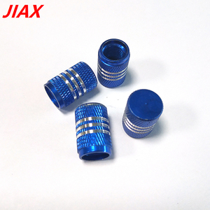 Universal 4-Piece Aluminum Chrome Stripe Tire <strong>Valve</strong> Cap Set, Lightweight Personalized Modification <strong>Valve</strong> <strong>Tips</strong> for Car Tires. - Product Image 1