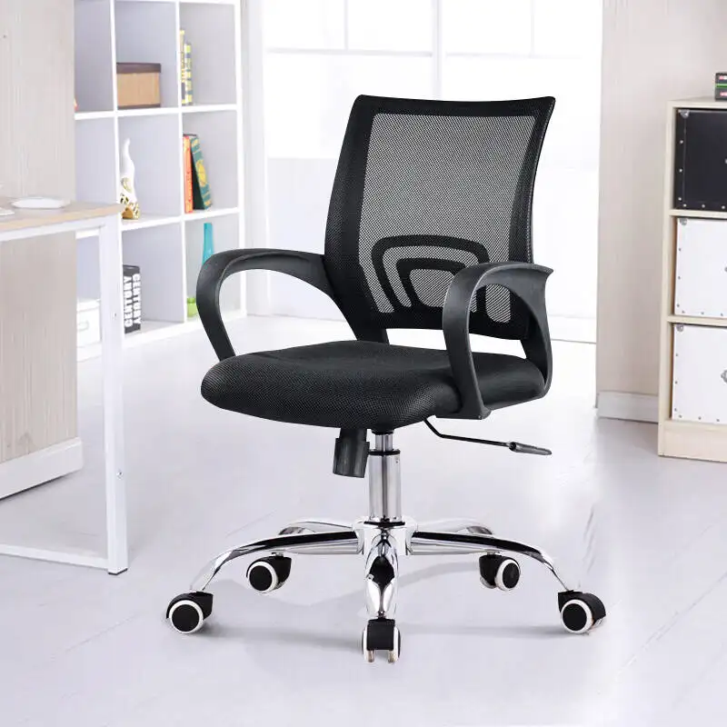 Sale on Line Good Price Mid back Mesh Client Computer Swivel Desk Chair Mesh Fabric Office Chair for Staff