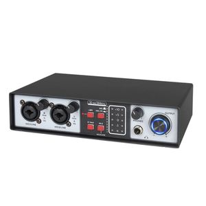Tarjeta de sonido Usb de interfaz de Audio de grabación de transmisión de estudio profesional de 2 canales para grabación de música espectáculo en vivo - Product Image 5