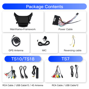 NaviFly TS10 TS18 El más nuevo sistema de navegación para automóvil Android 1280*720p para Hyundai Elantra 2012-2015 compatible con control de voz 360 Cam - Product Image 6