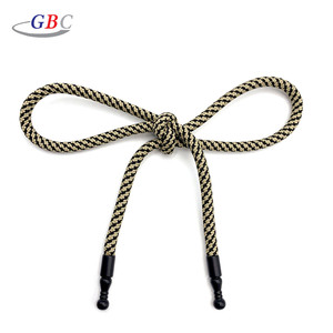 Cordón de poliéster de diseño personalizado con puntas de metal para sudaderas con capucha - Product Image 3